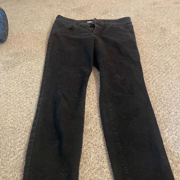 Solid Black Jean Pants - Picture 1 of 3